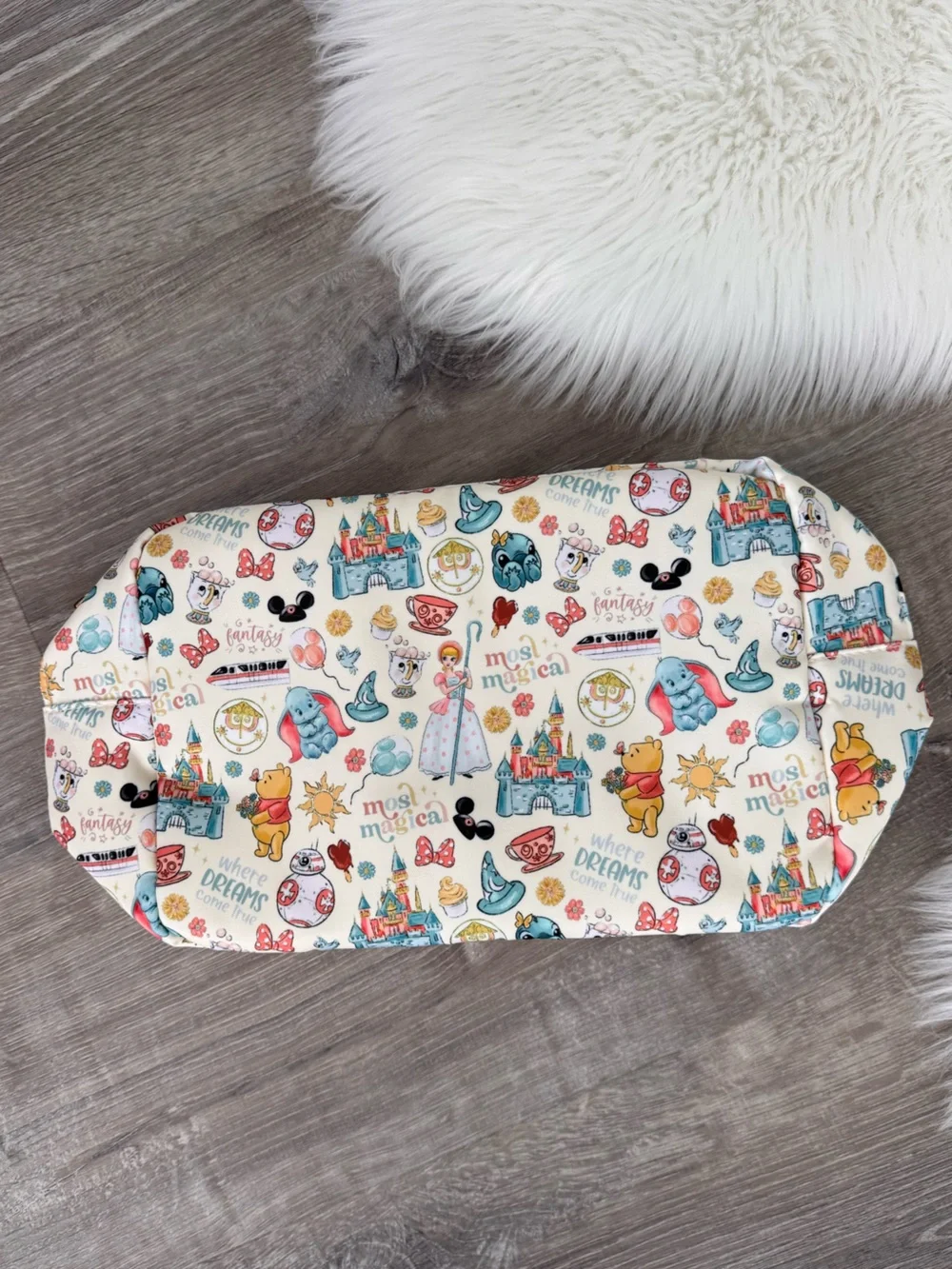 HONEY BOUTIQUE Magical Characters Makeup Cosmetic Travel Bag